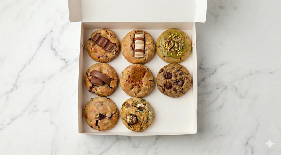 Box Découverte Queen Cookies — 8 saveurs